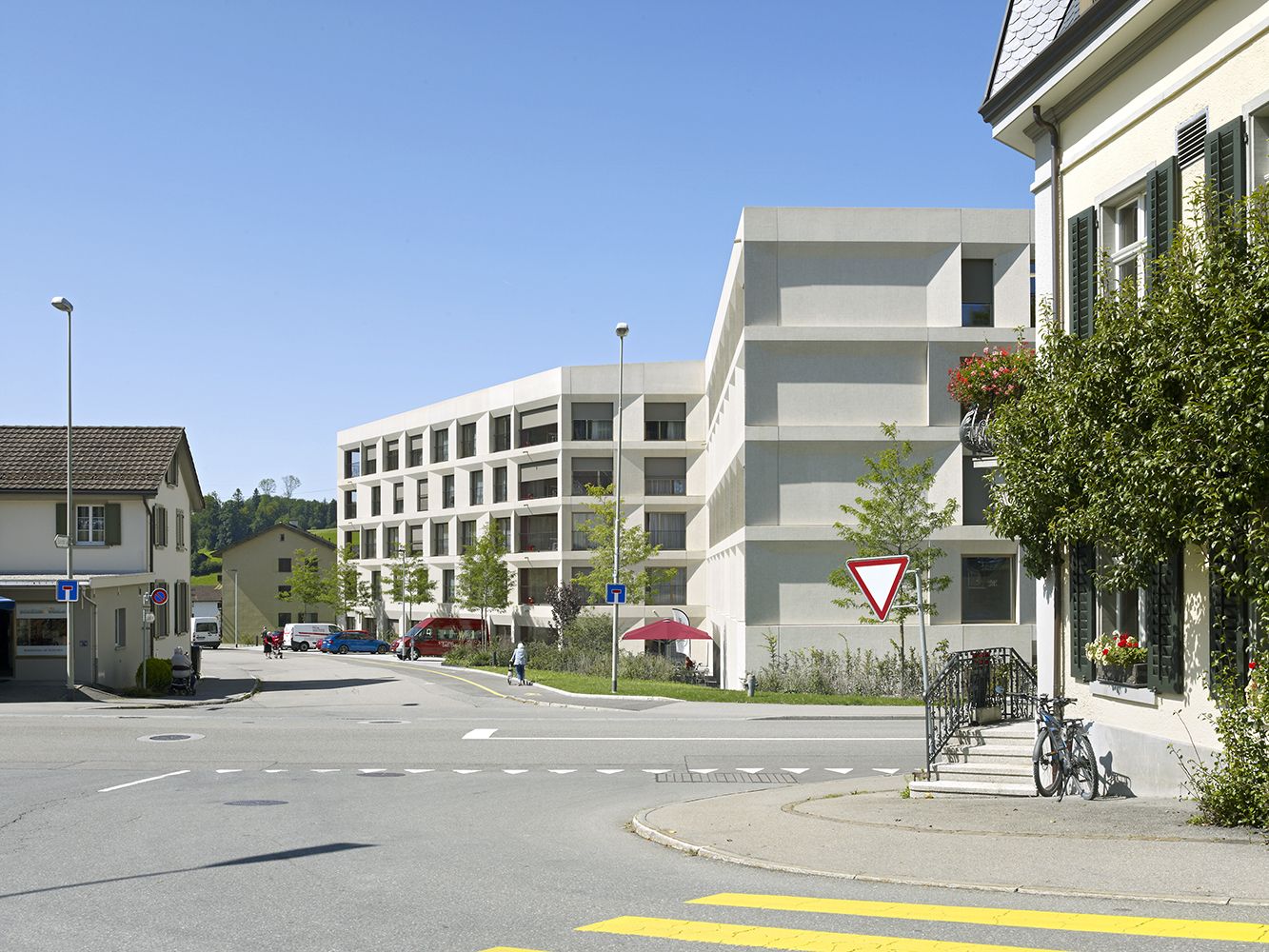 gesundheitszentrum rosenthal strassenfassade kernzone